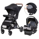 Load image into gallery viewer, Baby Trend Passport Cargo Stroller Travel System with EZ-Lift 35 PLUS Infant Car Seat with extra storage pouch on the back of child seat