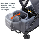 Load image into gallery viewer, Baby Trend Expedition 2-in-1 Stroller Wagon PLUS includes flip over basket that can be used at the front or back of wagon