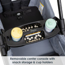 Load image into gallery viewer, MUV by Baby Trend Expedition 2-in-1 Stroller Wagon PRO has removable center console with snack storage and cup holders