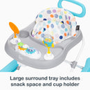 Load image into gallery viewer, Large surround tray includes snack space and cup holder of the Smart Steps Trend PLUS 2-in-1 Walker with Deluxe Toys