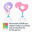 Load image into gallery viewer, Removable STEM toys capture baby's curiosity and are perfect for on-the-go fun of the Smart Steps Trend Activity Walker
