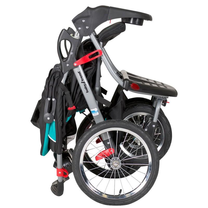 Baby Trend Navigator Double Jogger Stroller folded