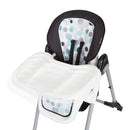 Load image into gallery viewer, Top view of child tray adjustments of the Baby Trend Trend High Chair