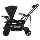 Load image into gallery viewer, Baby Trend Sit N' Stand Double Stroller side view of the front seat and bench and stand on platform in the rear