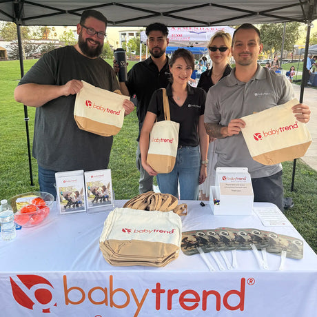 Baby Trend team at booth