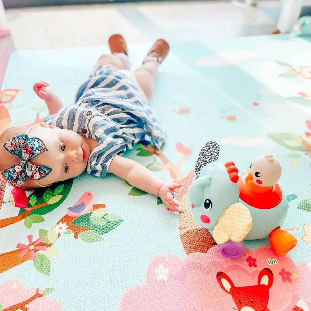 Compact activity toys for babies on the go