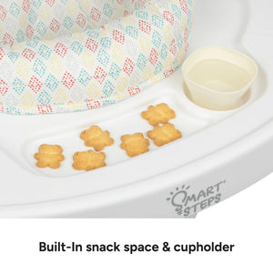 Smart Steps Hop N' Discover 3-in-1 Activity Center built in snack and cupholder 