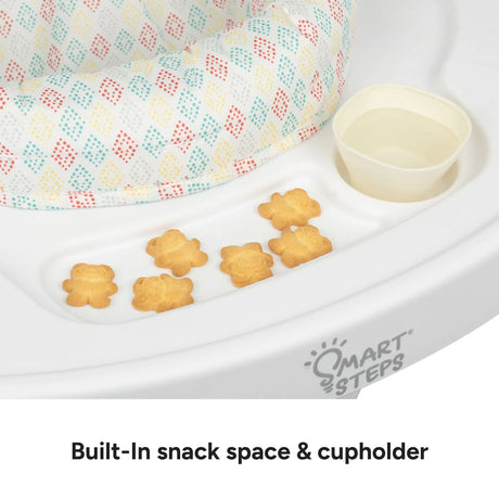 Smart Steps Hop N' Discover 3-in-1 Activity Center built in snack and cupholder 