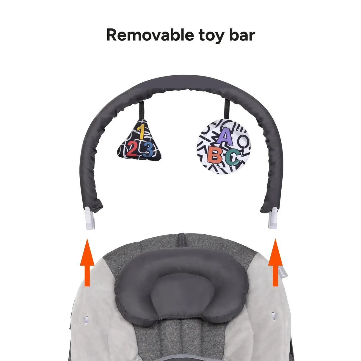 Baby Trend Trend EZ Bouncer removable toy bar