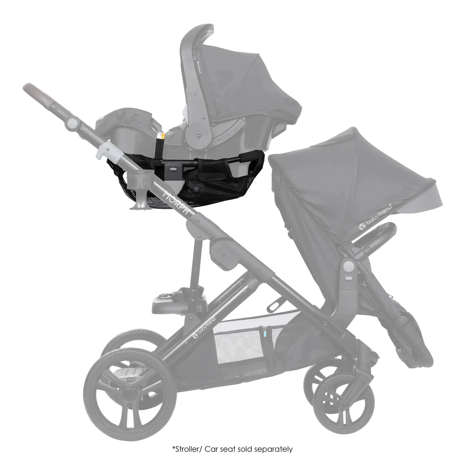 double strollers that work with britax car seat Morph Single to Double Stroller Infant Car Seat Adapter