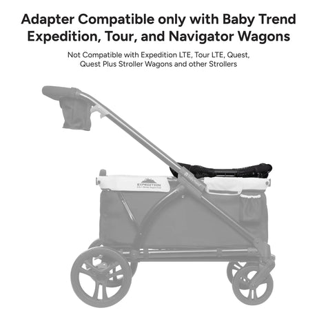 Side view of the Baby Trend Stroller Wagon Infant Car Seat Adapter
