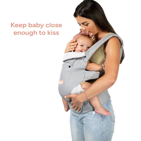 Caleo 3-in-1 Newborn Carrier keep baby close enough to kiss