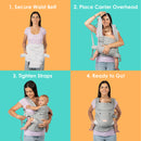 Load image into gallery viewer, Install Caleo 3-in-1 Newborn Carrier in easy 4 steps