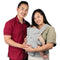 Parents with their child using the Caleo 3-in-1 Newborn Carrier