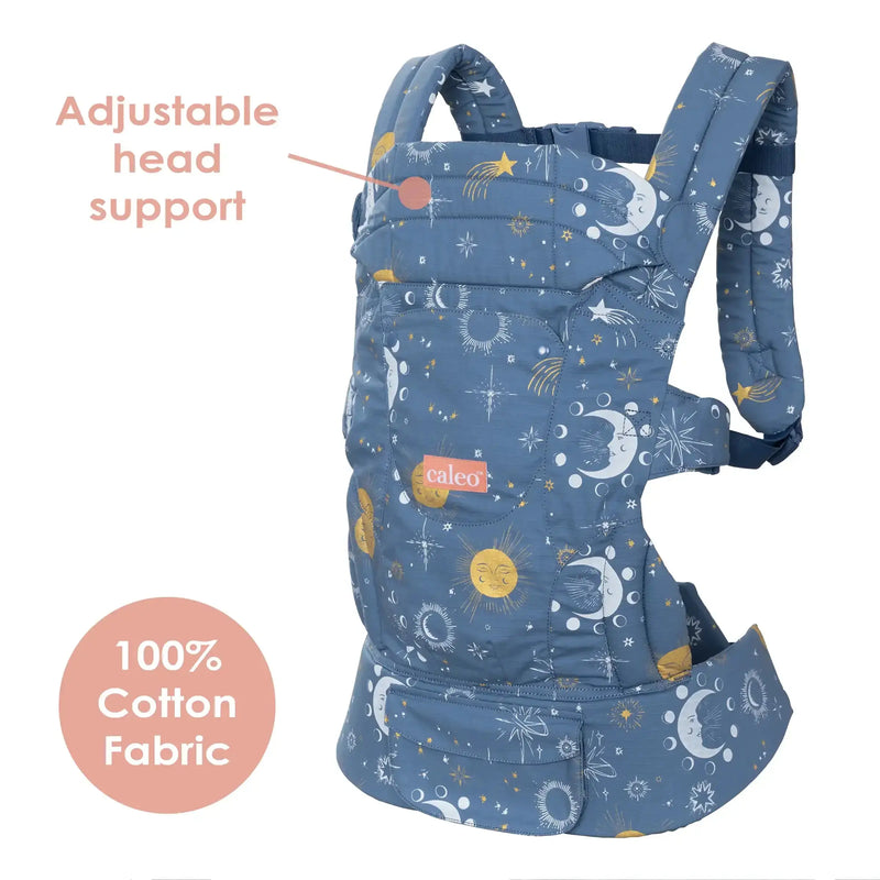 Adjustable head support Caleo Charm Deluxe 3-in-1 Newborn Carrier