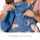 Load image into gallery viewer, Baby Trend Newborn Carrier adjustable sun hood snap