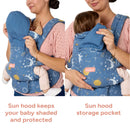 Load image into gallery viewer, Baby Trend Newborn Carrier sun hood keeps your baby shaded