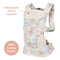 Adjustable head support Caleo Charm Deluxe 3-in-1 Newborn Carrier