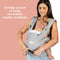 Caleo Charm Deluxe 3-in-1 Newborn Carrier storage pouch to keep necessities readily available