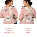 Load image into gallery viewer, Baby Trend Newborn Carrier traditional straight straps mode or cross straps mode