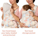 Load image into gallery viewer, Baby Trend Newborn Carrier sun hood keeps your baby shaded