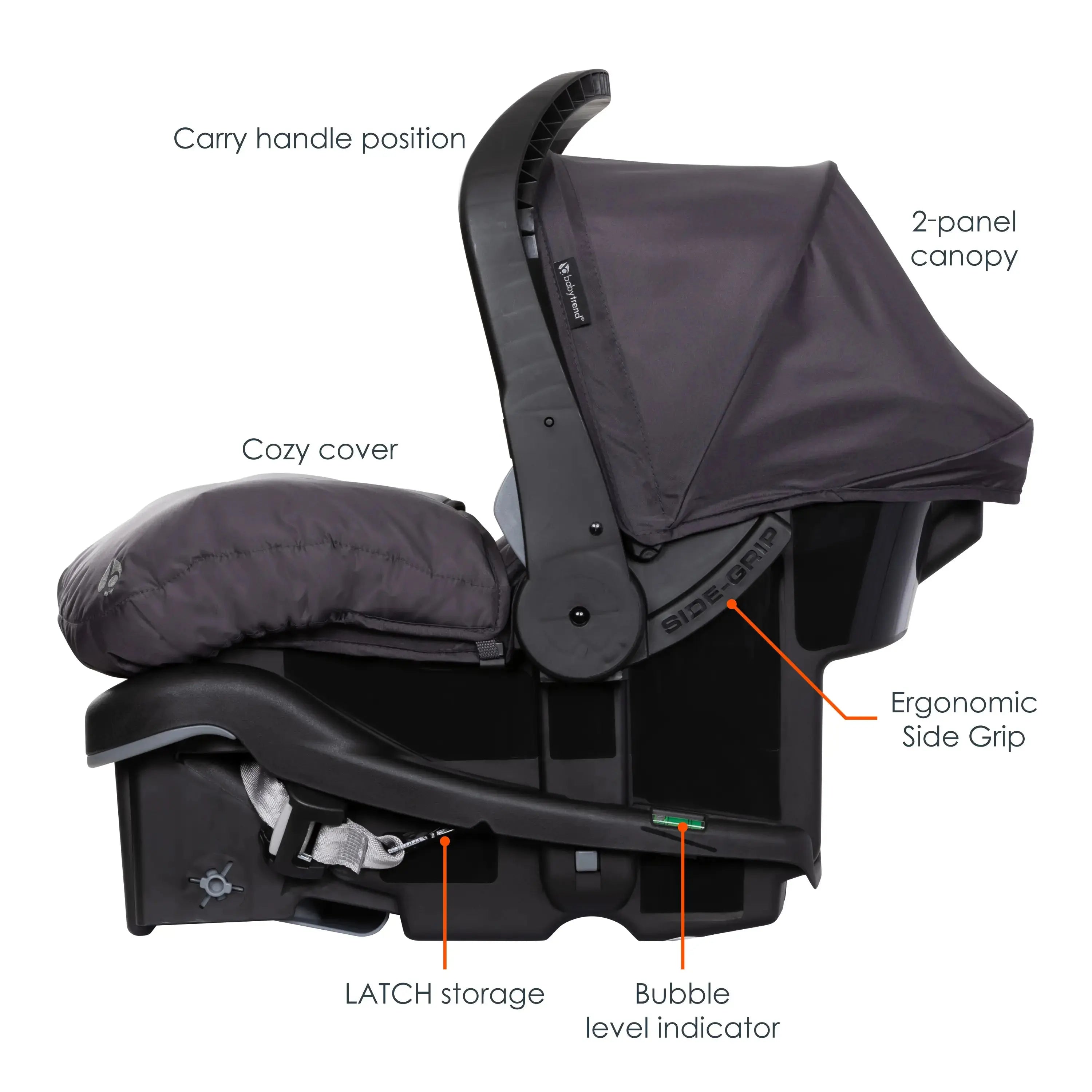 Baby Trend EZ Lift PLUS Infant Car Seat in Liberty Grey