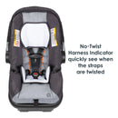 Load image into gallery viewer, Baby Trend EZ-Lift PLUS Infant Car Seat no twist harness indicator quickly see when the straps are twisted