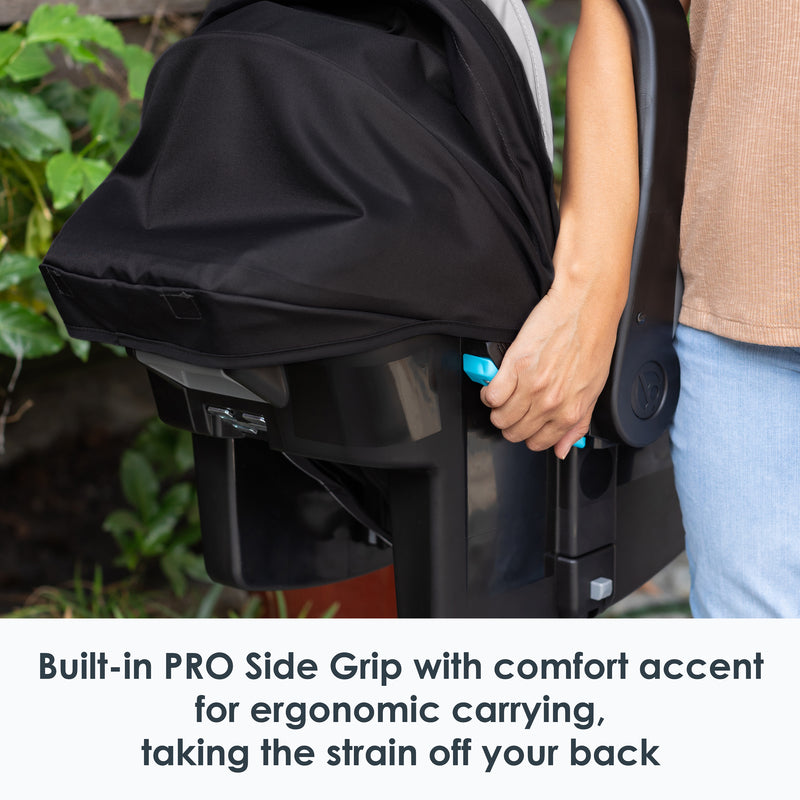 Baby Trend EZ-Lift PRO Infant Car Seat built in PRO side grip with comfort accent for ergonomic carrying