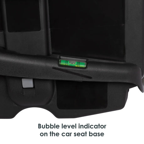 Baby Trend EZ-Lift PRO Infant Car Seat bubble level indicator on the car seat base