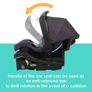 Baby Trend EZ-Lift PRO Infant Car Seat handle of the car seat can be used as an anti-rebound bar