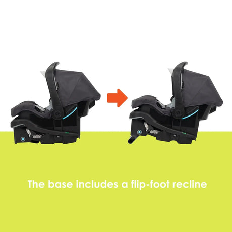 Baby Trend EZ-Lift PRO Infant Car Seat base includes a flip-foot recline