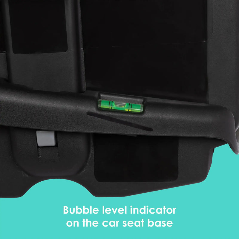 Baby Trend EZ-Lift PRO Infant Car Seat bubble level indicator on the car seat base