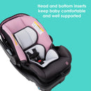 Load image into gallery viewer, Baby Trend EZ-Lift PRO Infant Car Seat head and bottom inserts keep baby comfortable and well supported