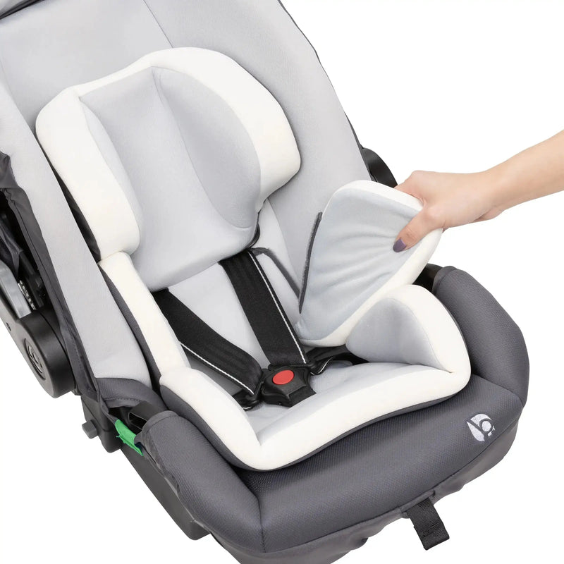 Removable seat pad on the Baby Trend Secure-Lift LTE Infant Car Seat