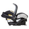 Baby Trend Ally 35 Infant Car Seat handle bar is placed upward for carrying