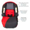 Load image into gallery viewer, Baby Trend Ally 35 Infant Car Seat cozy cover provides extra warmth and comfort