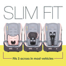 Load image into gallery viewer, Slim fit, fits 3 across in most vehicles of the Baby Trend Trooper 3-in-1 Convertible Car Seat