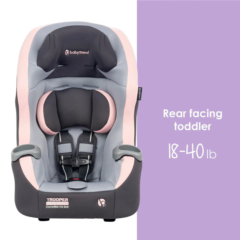 Baby Trend Trooper SLIM 3-in-1 Convertible Car Seat rear facing toddler