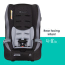 Load image into gallery viewer, Rear facing infant mode of the Baby Trend Trooper 3-in-1 Convertible Car Seat