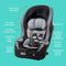 Baby Trend Trooper SLIM 3-in-1 Convertible Car Seat feature call out
