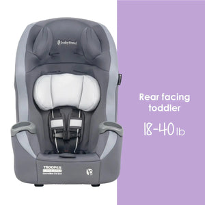 Baby Trend Trooper SLIM 3-in-1 Convertible Car Seat rear facing toddler