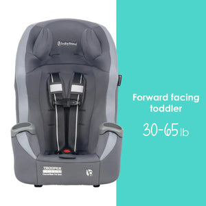 Baby Trend Trooper SLIM 3-in-1 Convertible Car Seat forward facing toddler