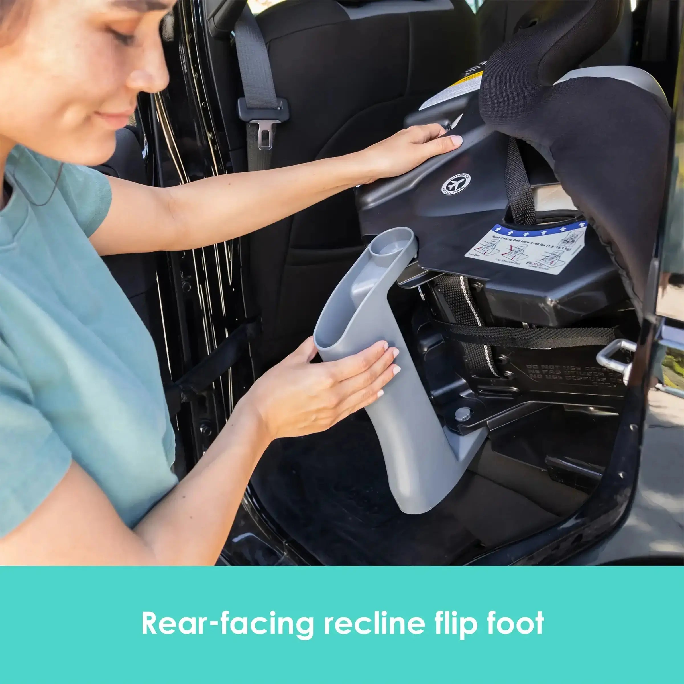 Rear Facing Evenflo Car Seat Adjusting Shoulder Straps Trooper