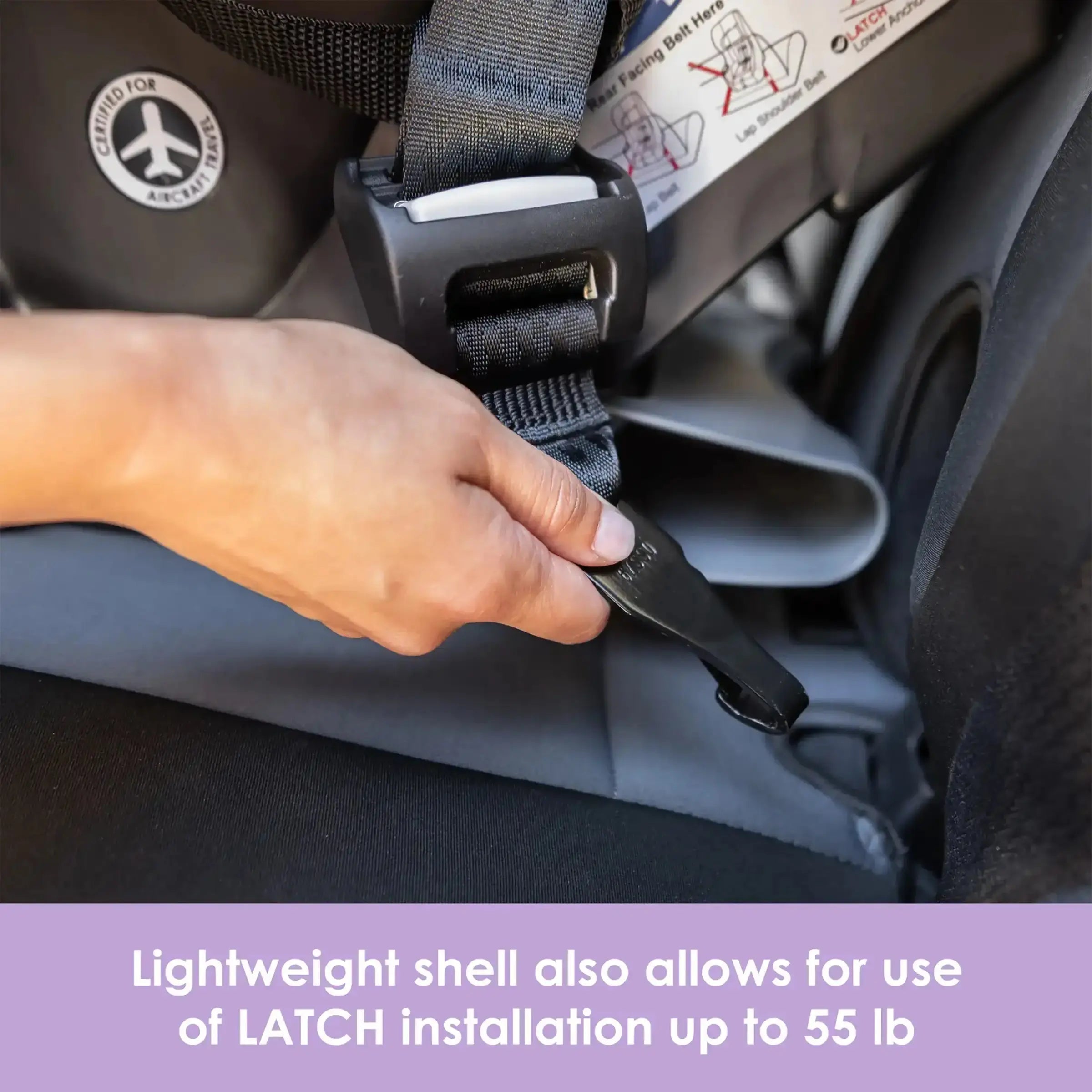 Rear Facing Evenflo Car Seat Adjusting Shoulder Straps Baby