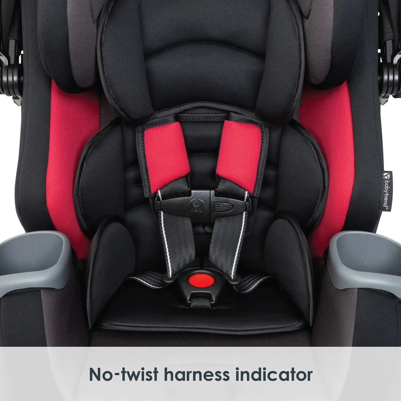 Baby Trend Cover Me 4-in-1 Convertible Car Seat no twist harness