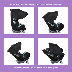 Baby Trend Cover Me 4-in-1 Convertible Car Seat base recline