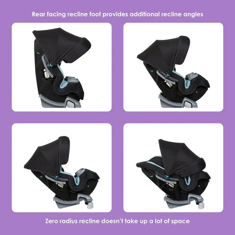 Baby Trend Cover Me 4-in-1 Convertible Car Seat base recline