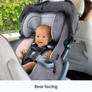 Load image into gallery viewer, Infant rear facing position of the Baby Trend Cover Me 4-in-1 Convertible Car Seat