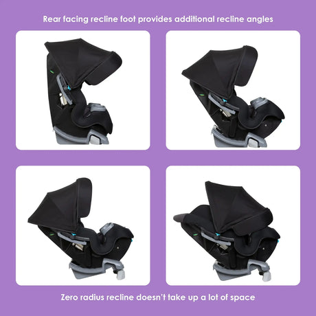 Baby Trend Cover Me 4-in-1 Convertible Car Seat rear facing reclining foot