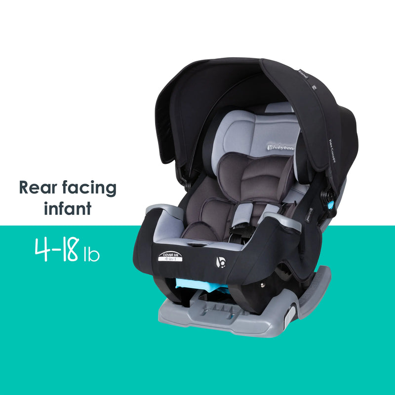 Cover Me™ 4-in-1 Convertible Car Seat